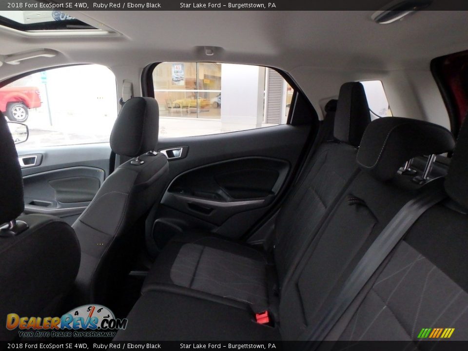 2018 Ford EcoSport SE 4WD Ruby Red / Ebony Black Photo #11
