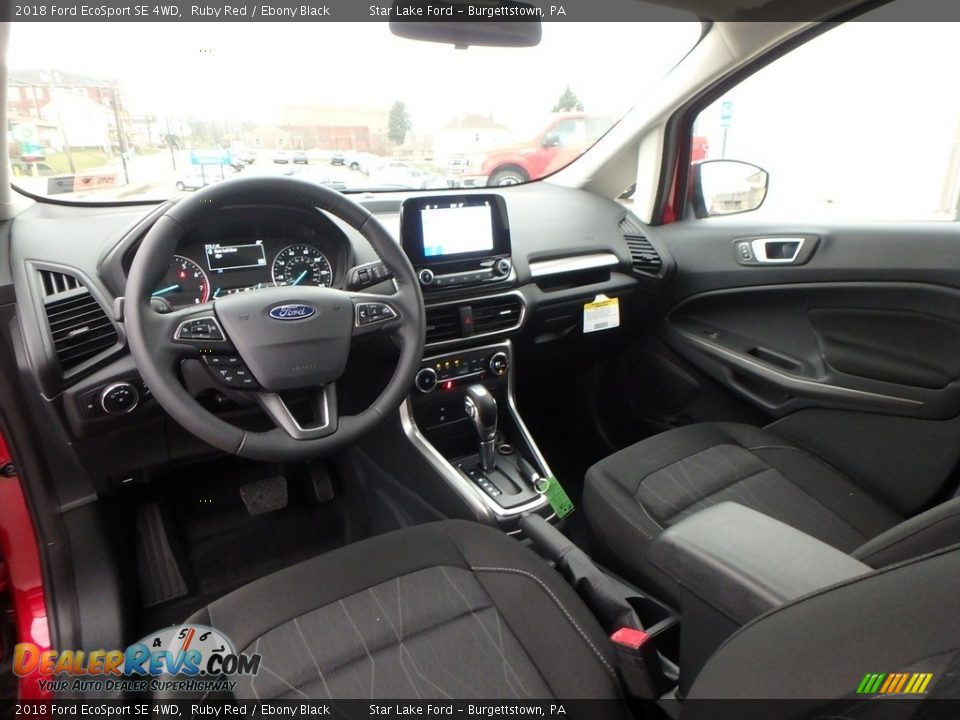 2018 Ford EcoSport SE 4WD Ruby Red / Ebony Black Photo #12