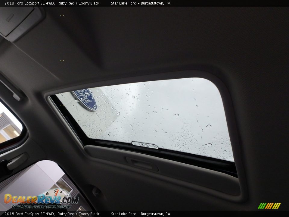 2018 Ford EcoSport SE 4WD Ruby Red / Ebony Black Photo #14