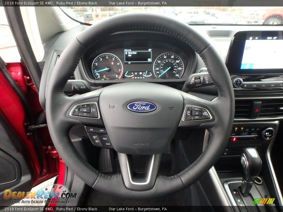 2018 Ford EcoSport SE 4WD Ruby Red / Ebony Black Photo #16