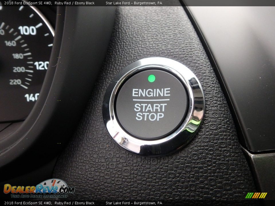 2018 Ford EcoSport SE 4WD Ruby Red / Ebony Black Photo #17
