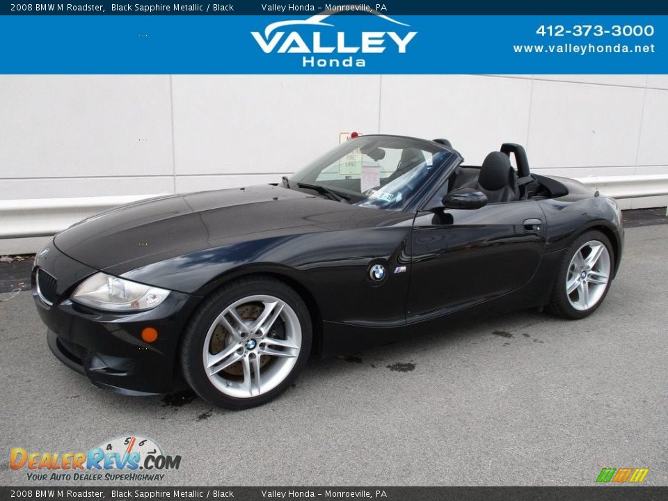 2008 BMW M Roadster Black Sapphire Metallic / Black Photo #1