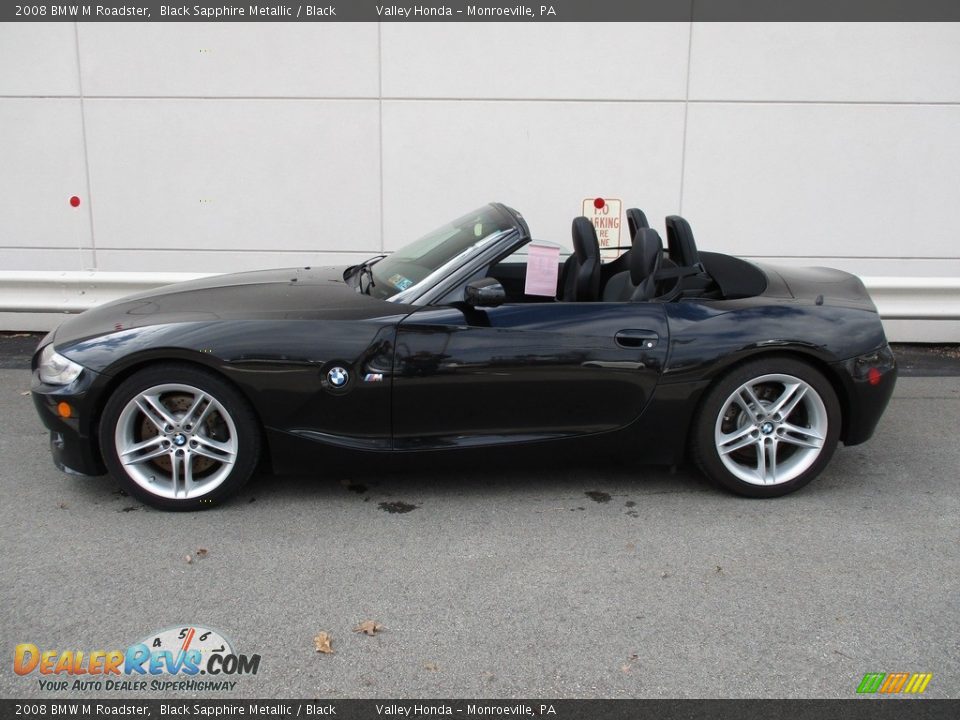 2008 BMW M Roadster Black Sapphire Metallic / Black Photo #2