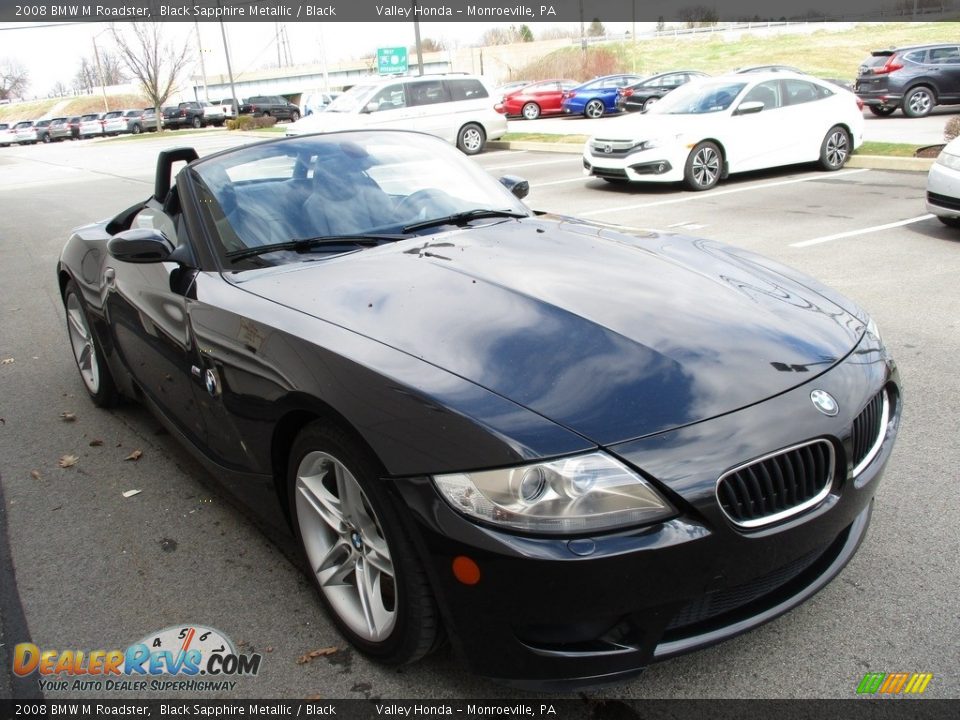 2008 BMW M Roadster Black Sapphire Metallic / Black Photo #7