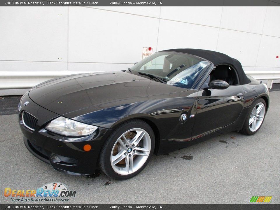 2008 BMW M Roadster Black Sapphire Metallic / Black Photo #10