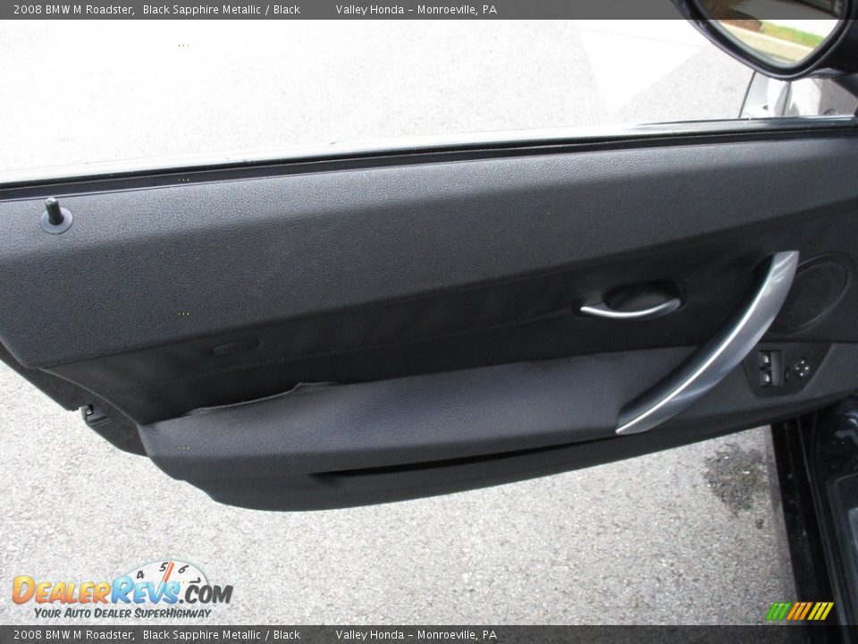 2008 BMW M Roadster Black Sapphire Metallic / Black Photo #13