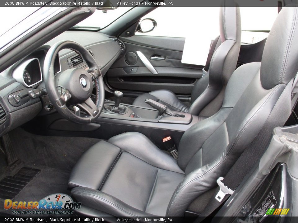 2008 BMW M Roadster Black Sapphire Metallic / Black Photo #14