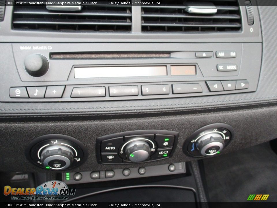 2008 BMW M Roadster Black Sapphire Metallic / Black Photo #17