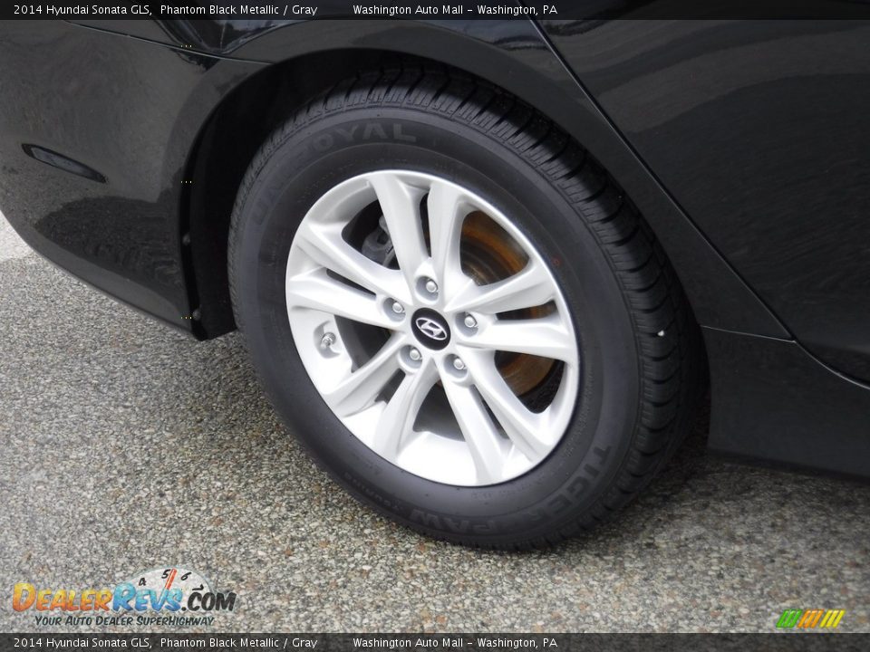 2014 Hyundai Sonata GLS Phantom Black Metallic / Gray Photo #3