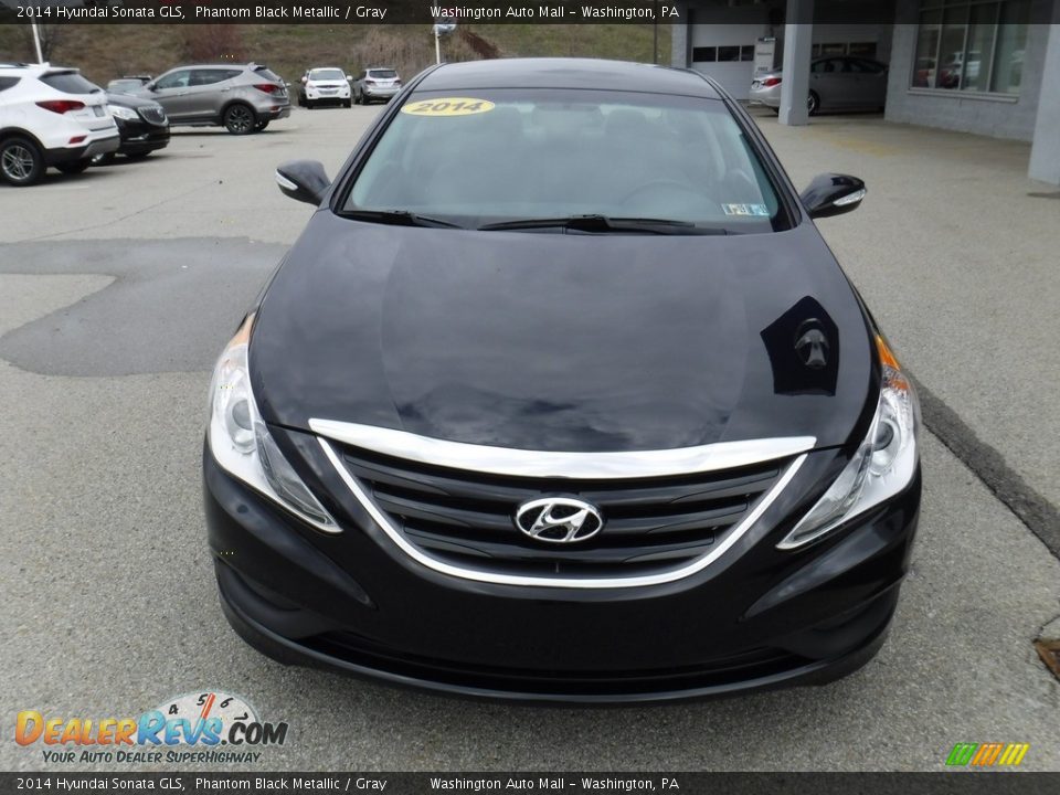 2014 Hyundai Sonata GLS Phantom Black Metallic / Gray Photo #4
