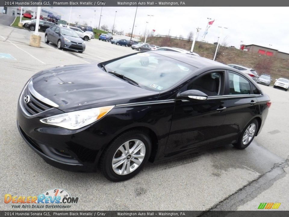 2014 Hyundai Sonata GLS Phantom Black Metallic / Gray Photo #5