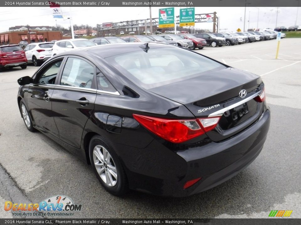 2014 Hyundai Sonata GLS Phantom Black Metallic / Gray Photo #7