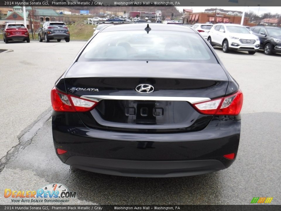 2014 Hyundai Sonata GLS Phantom Black Metallic / Gray Photo #8