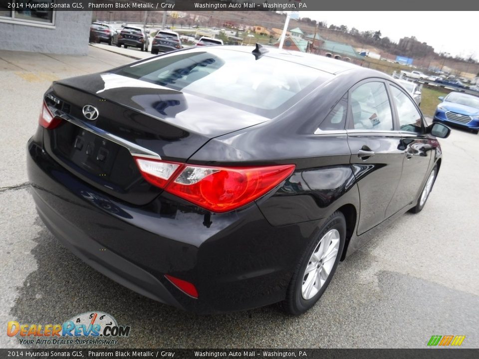2014 Hyundai Sonata GLS Phantom Black Metallic / Gray Photo #9
