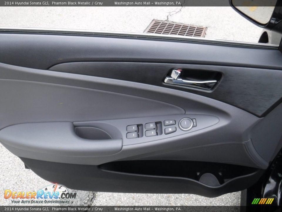 2014 Hyundai Sonata GLS Phantom Black Metallic / Gray Photo #10
