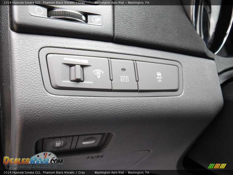 2014 Hyundai Sonata GLS Phantom Black Metallic / Gray Photo #12