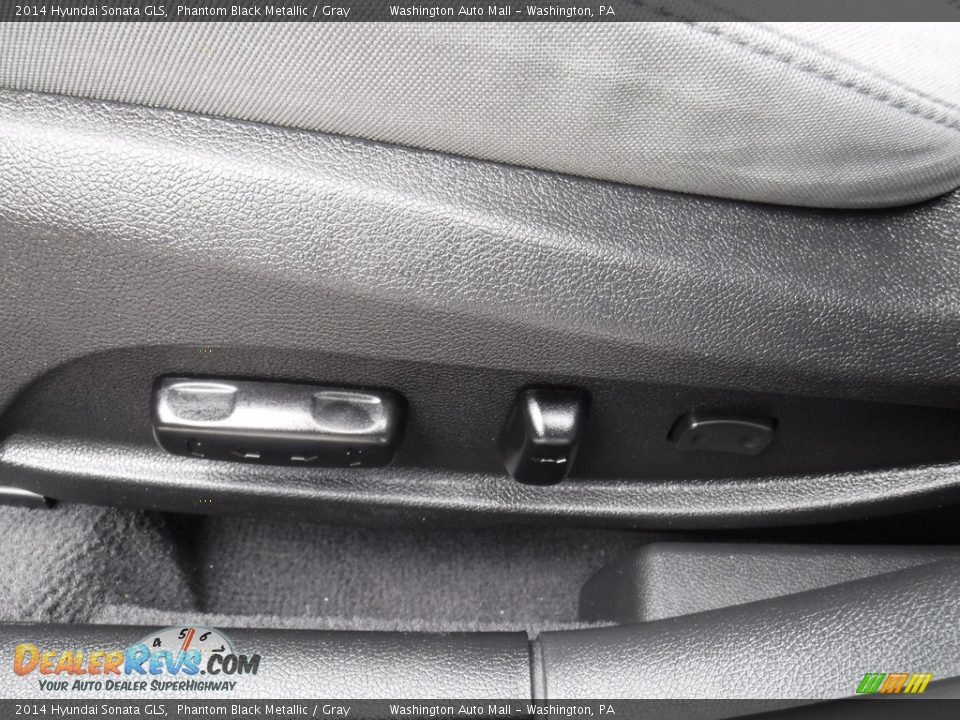 2014 Hyundai Sonata GLS Phantom Black Metallic / Gray Photo #14