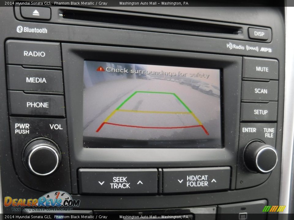 2014 Hyundai Sonata GLS Phantom Black Metallic / Gray Photo #17