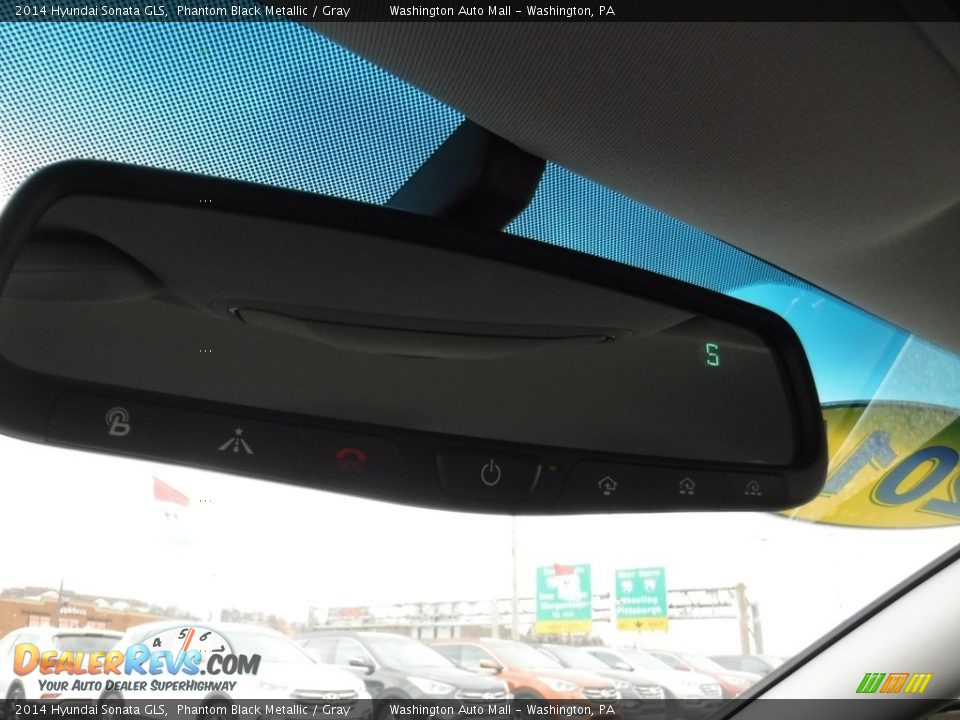 2014 Hyundai Sonata GLS Phantom Black Metallic / Gray Photo #21