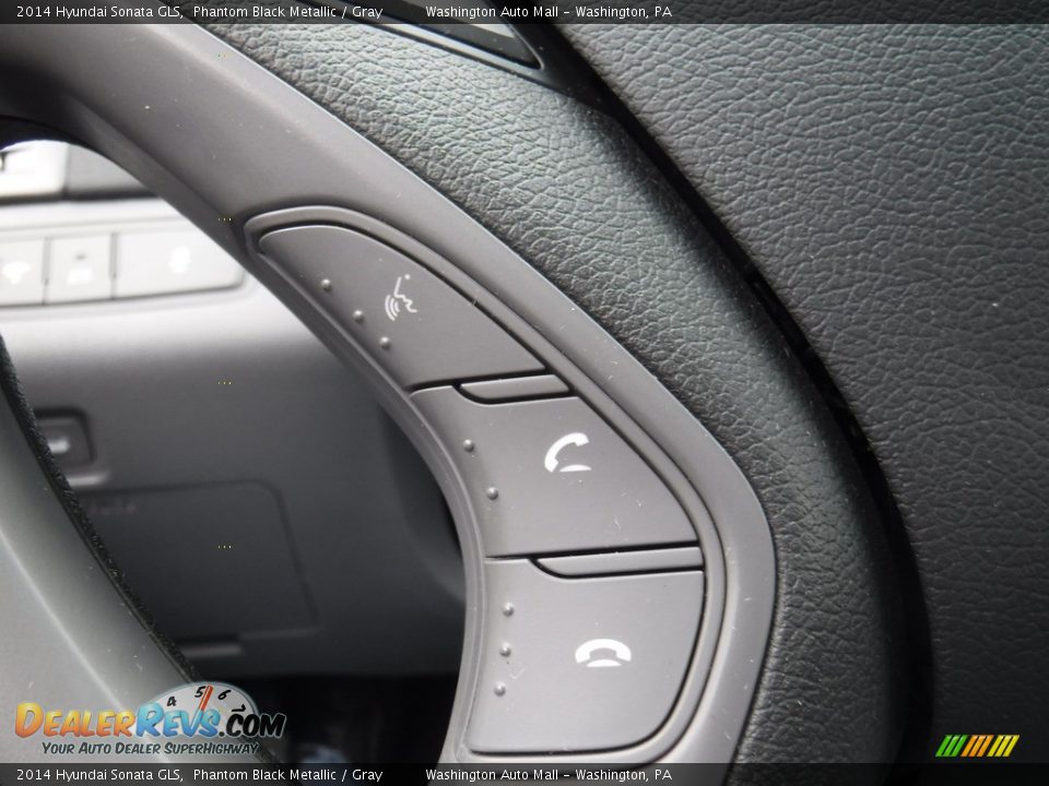 2014 Hyundai Sonata GLS Phantom Black Metallic / Gray Photo #23