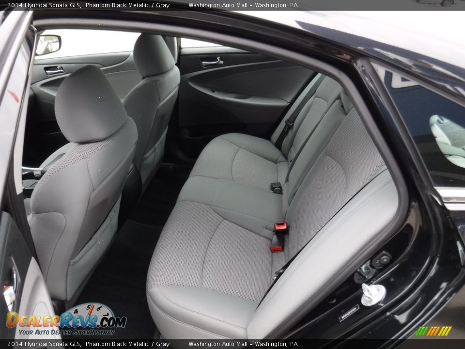 2014 Hyundai Sonata GLS Phantom Black Metallic / Gray Photo #25
