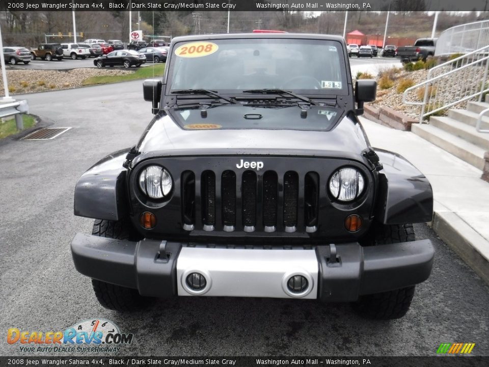 2008 Jeep Wrangler Sahara 4x4 Black / Dark Slate Gray/Medium Slate Gray Photo #5