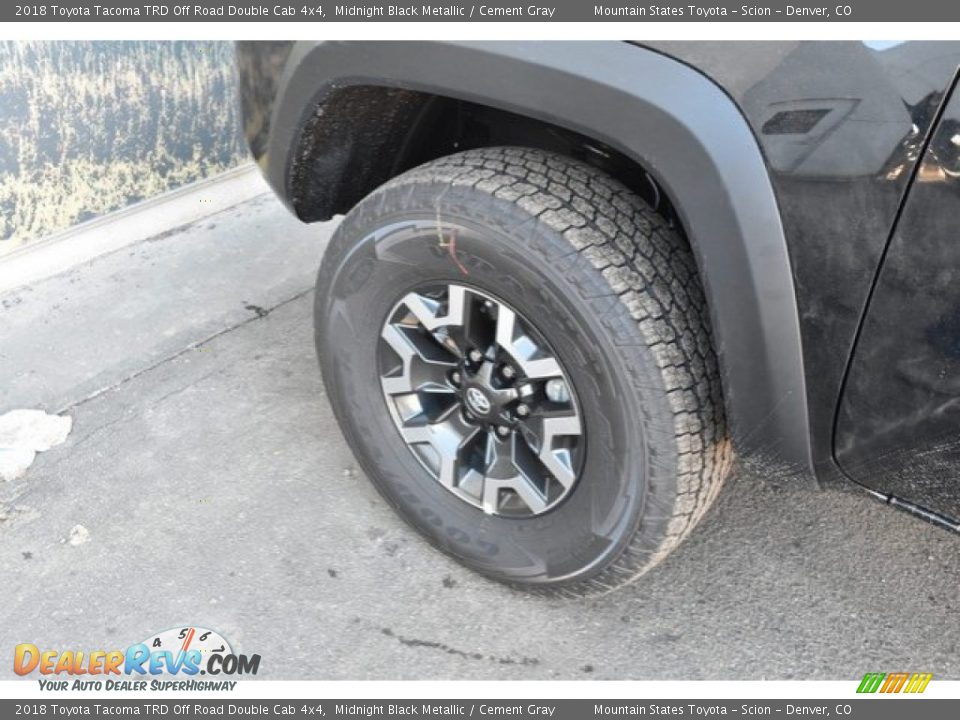 2018 Toyota Tacoma TRD Off Road Double Cab 4x4 Midnight Black Metallic / Cement Gray Photo #32