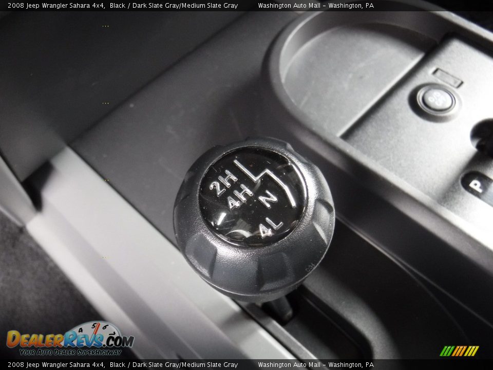 2008 Jeep Wrangler Sahara 4x4 Black / Dark Slate Gray/Medium Slate Gray Photo #17