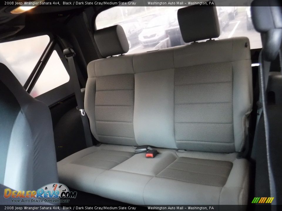 2008 Jeep Wrangler Sahara 4x4 Black / Dark Slate Gray/Medium Slate Gray Photo #20