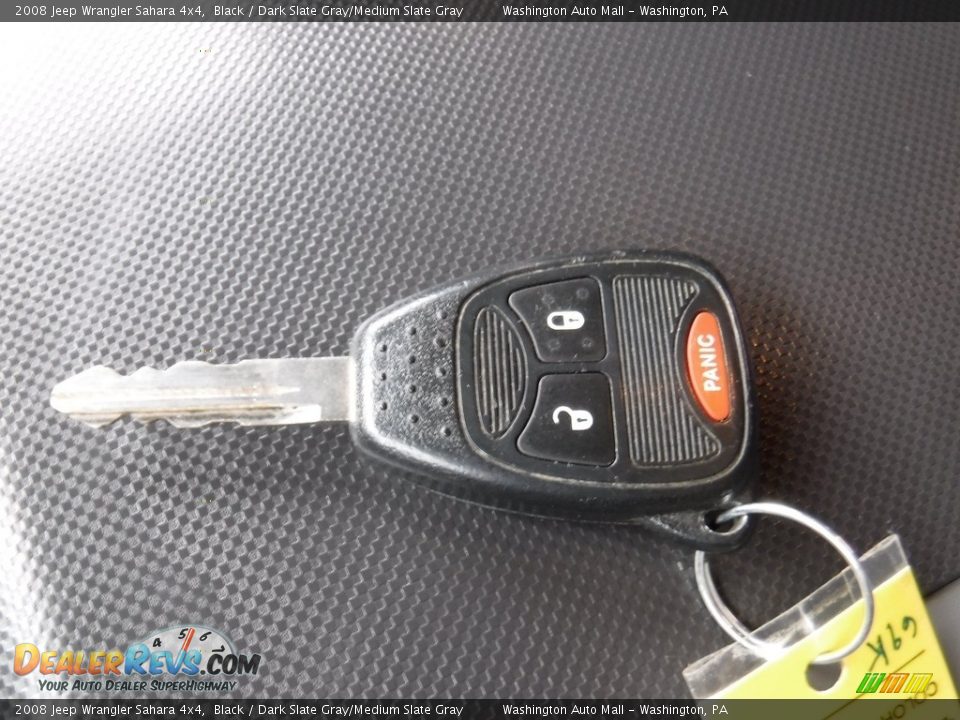 2008 Jeep Wrangler Sahara 4x4 Black / Dark Slate Gray/Medium Slate Gray Photo #22