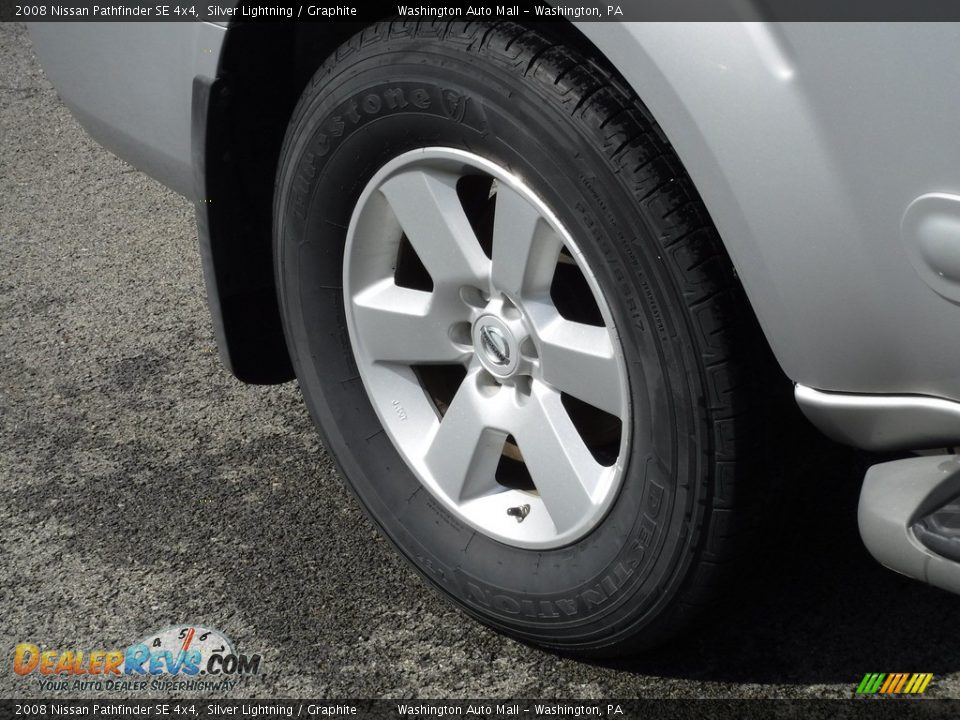 2008 Nissan Pathfinder SE 4x4 Silver Lightning / Graphite Photo #4