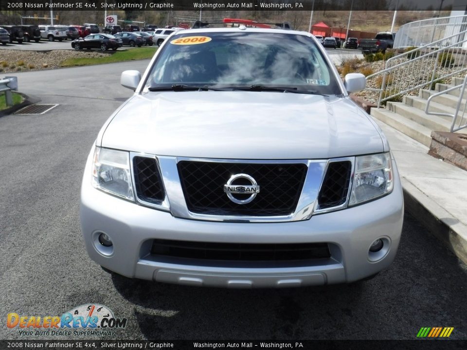 2008 Nissan Pathfinder SE 4x4 Silver Lightning / Graphite Photo #6