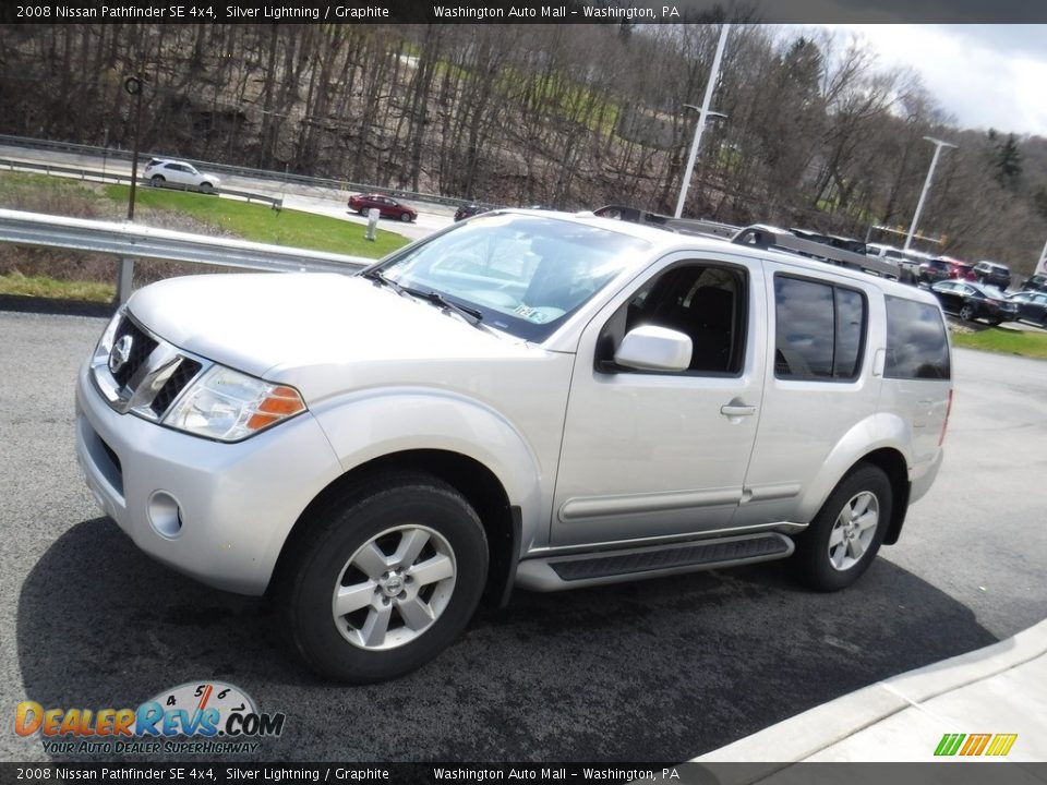 2008 Nissan Pathfinder SE 4x4 Silver Lightning / Graphite Photo #7
