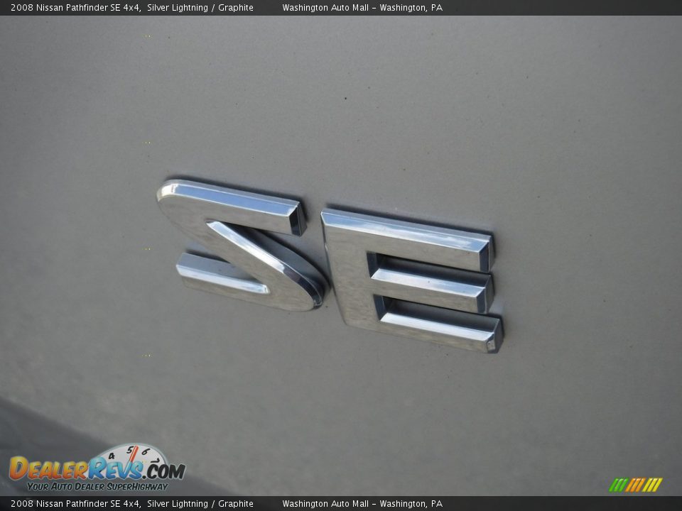 2008 Nissan Pathfinder SE 4x4 Silver Lightning / Graphite Photo #11