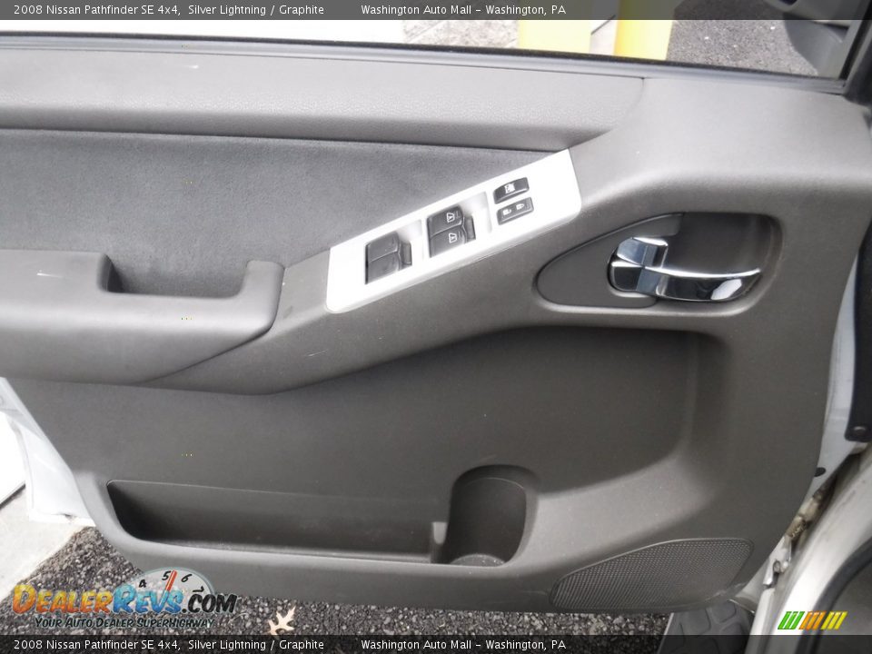 2008 Nissan Pathfinder SE 4x4 Silver Lightning / Graphite Photo #12