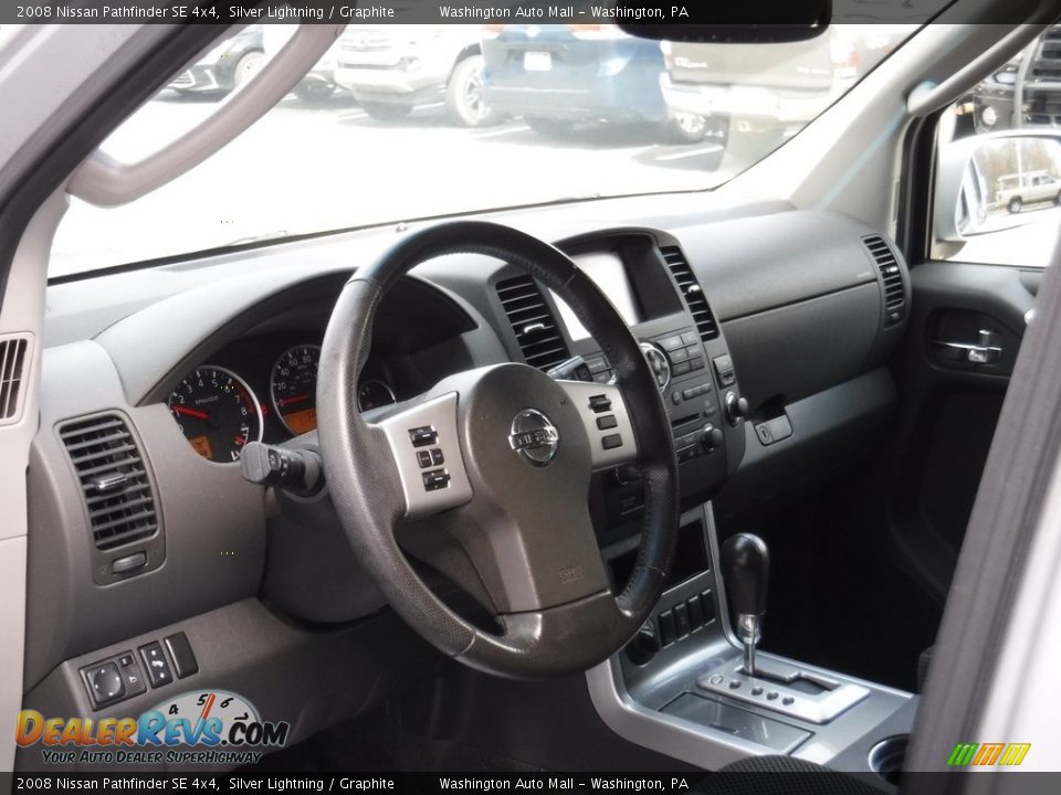 2008 Nissan Pathfinder SE 4x4 Silver Lightning / Graphite Photo #13