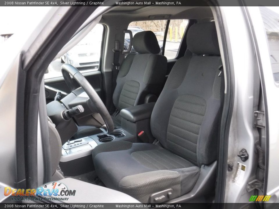 2008 Nissan Pathfinder SE 4x4 Silver Lightning / Graphite Photo #14