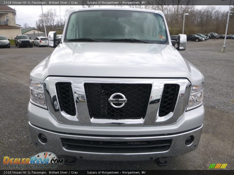 2018 Nissan NV SL Passenger Brilliant Silver / Gray Photo #9