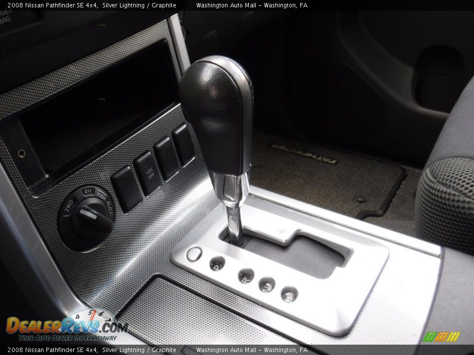 2008 Nissan Pathfinder SE 4x4 Silver Lightning / Graphite Photo #18