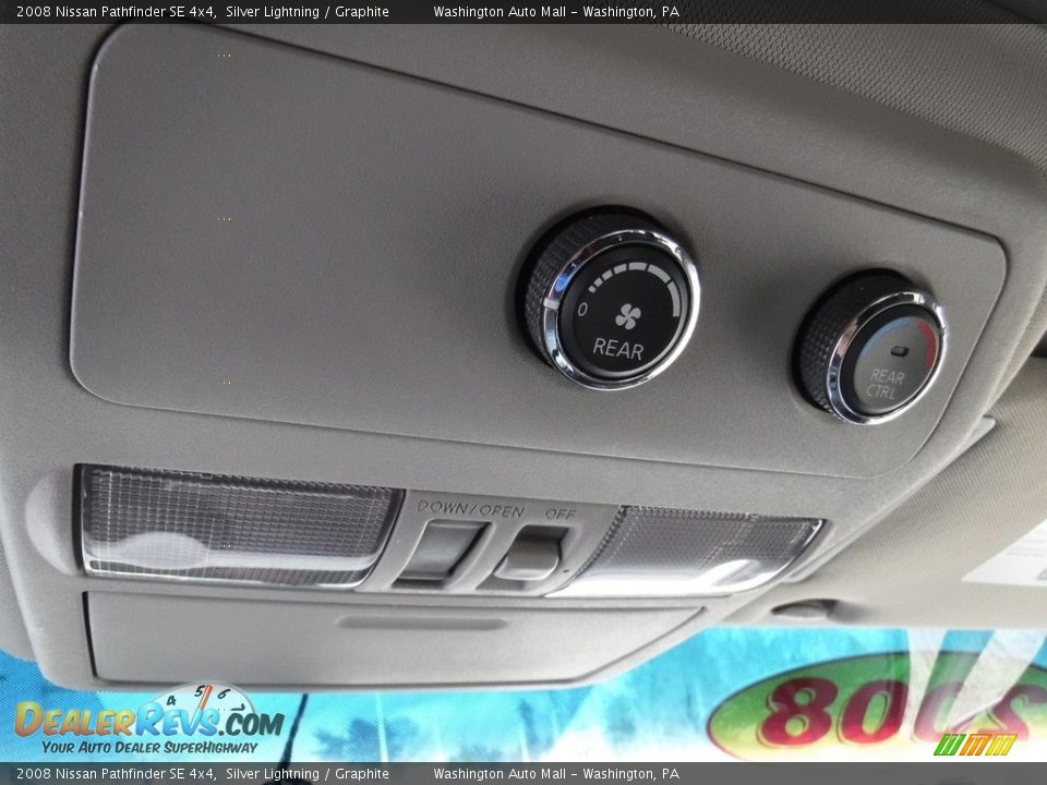2008 Nissan Pathfinder SE 4x4 Silver Lightning / Graphite Photo #20