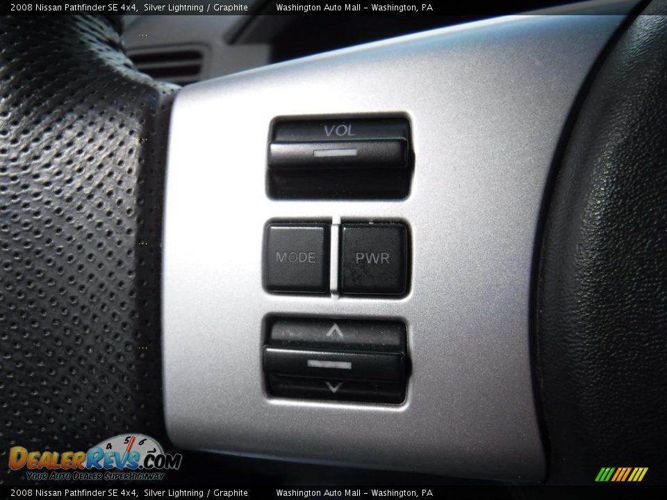 2008 Nissan Pathfinder SE 4x4 Silver Lightning / Graphite Photo #21