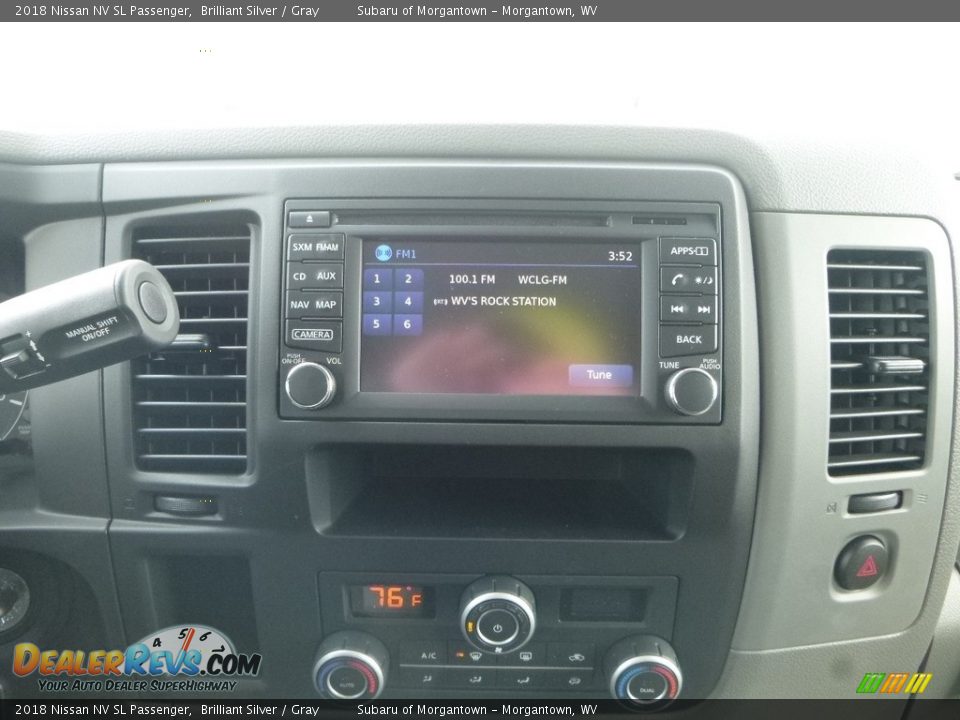 2018 Nissan NV SL Passenger Brilliant Silver / Gray Photo #16