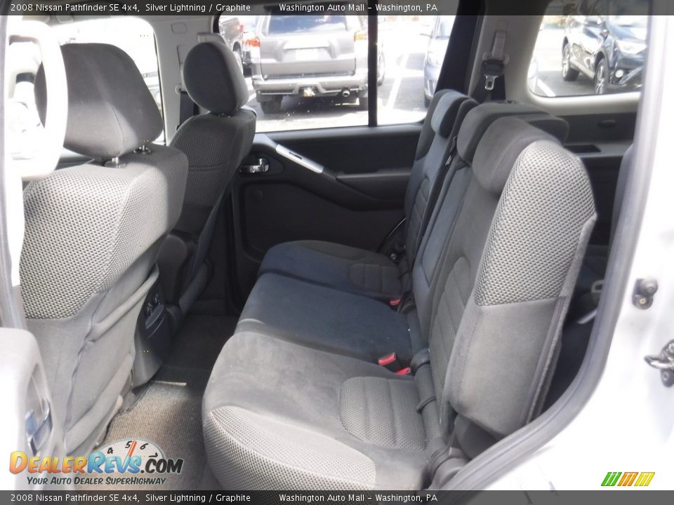 2008 Nissan Pathfinder SE 4x4 Silver Lightning / Graphite Photo #22