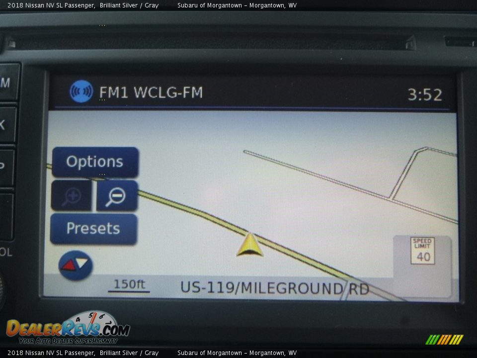 Navigation of 2018 Nissan NV SL Passenger Photo #17