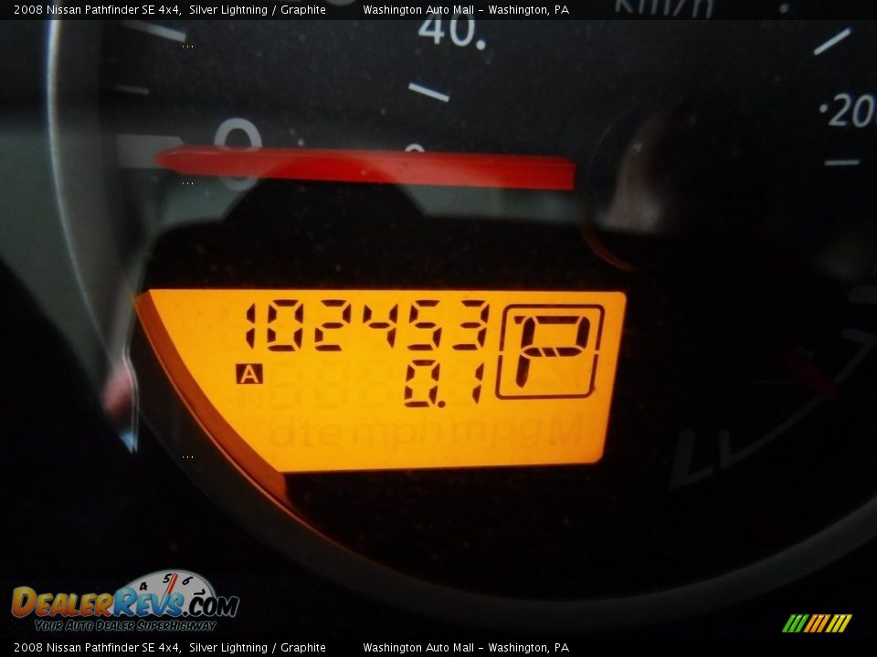 2008 Nissan Pathfinder SE 4x4 Silver Lightning / Graphite Photo #26