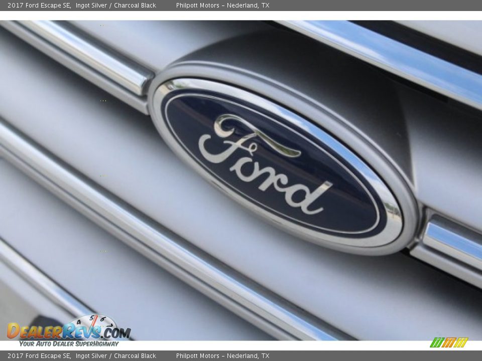 2017 Ford Escape SE Ingot Silver / Charcoal Black Photo #4