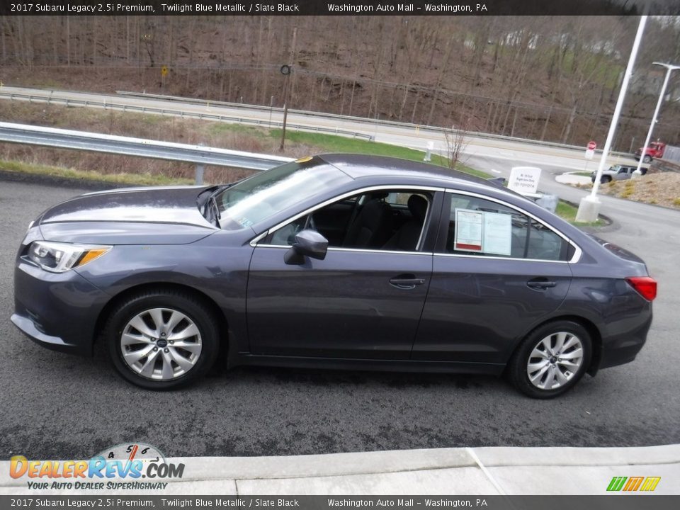 2017 Subaru Legacy 2.5i Premium Twilight Blue Metallic / Slate Black Photo #6