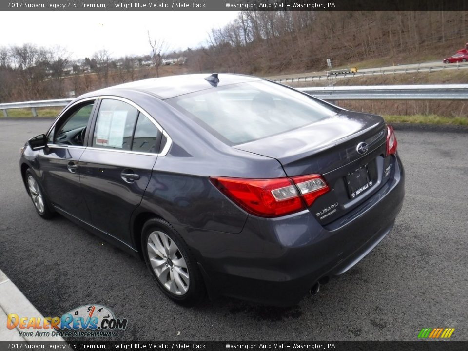 2017 Subaru Legacy 2.5i Premium Twilight Blue Metallic / Slate Black Photo #7
