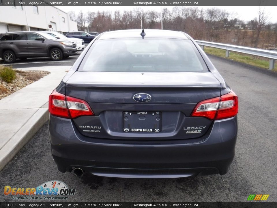 2017 Subaru Legacy 2.5i Premium Twilight Blue Metallic / Slate Black Photo #10