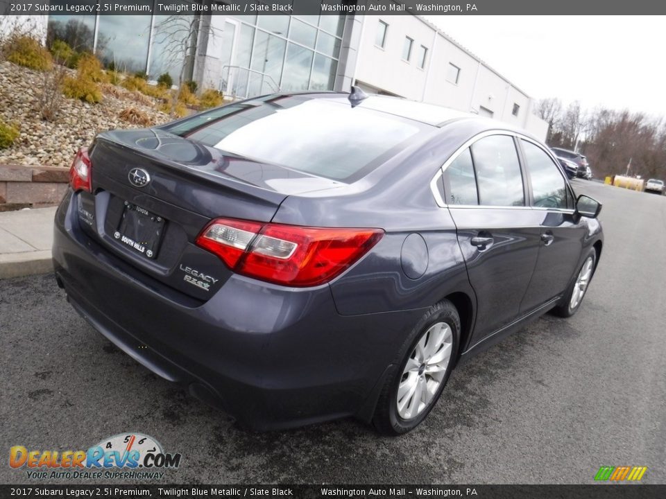 2017 Subaru Legacy 2.5i Premium Twilight Blue Metallic / Slate Black Photo #11